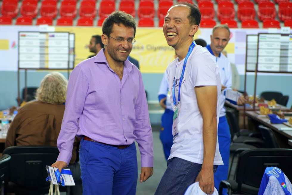 Levon Aronian and Rustam Kasimdzhanov