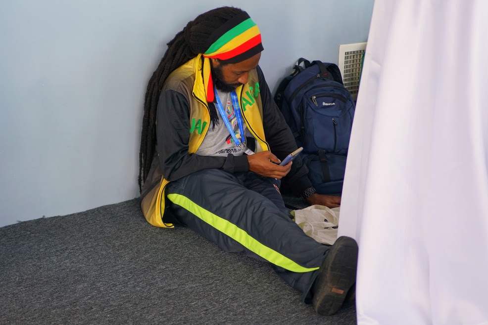 resting