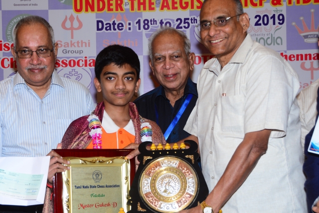1gukesh felicitation