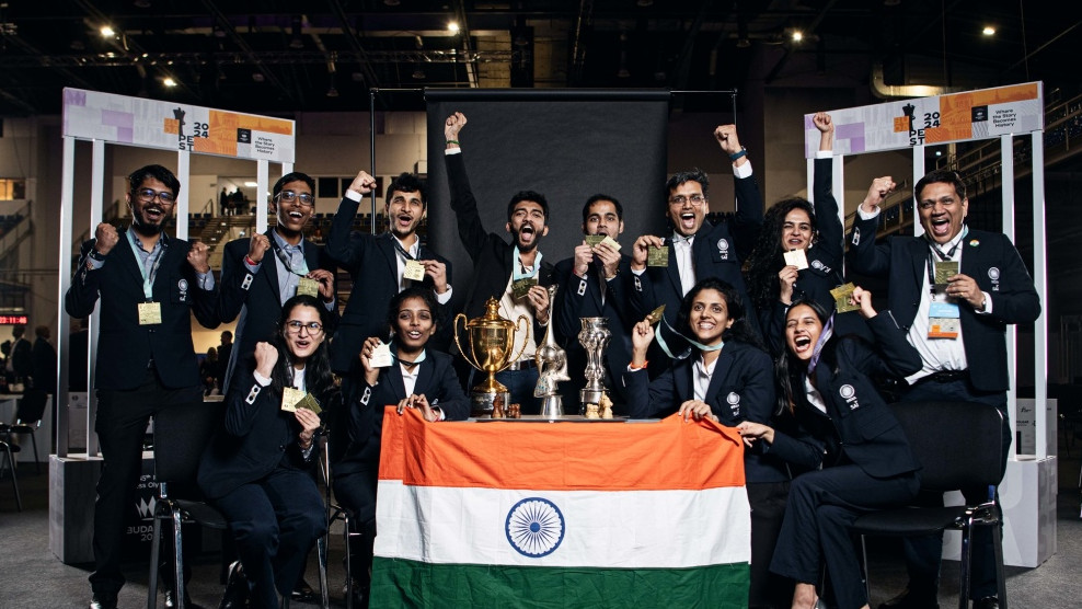 Triumphant moments: Celebrating the winners of 45th Chess Olympiad