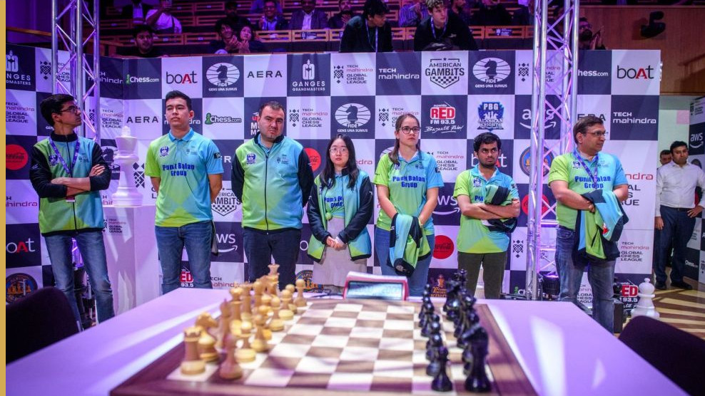 Global Chess League Day 8: PBG reach finals as Triveni and Pipers set for showdown