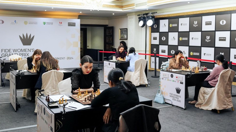 FIDE WGP Shymkent Round 2: Munguntuul stuns Paehtz in a 17-move upset