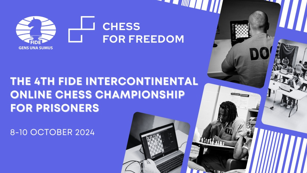 Unlocking Minds: Register for 2024 FIDE Prisoners’ Chess Championship