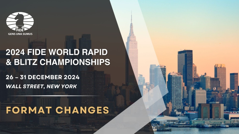 Exciting format changes announced for 2024 World Rapid & Blitz Championships